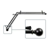 Rod Desyne Jordana Corner Double Curtain Rod In Black