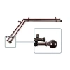 Rod Desyne Jordana Corner Double Curtain Rod In Brown