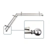 Rod Desyne Jordana Corner Double Curtain Rod In Silver