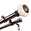 Rod Desyne Linden Double Curtain Rod In Brown