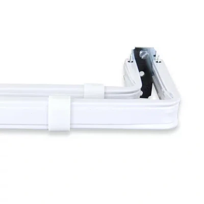 Rod Desyne Lockseam Double Curtain Rod In White