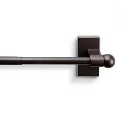 Rod Desyne Magnetic 1/2 In Curtain Rod (28-48") In Brown