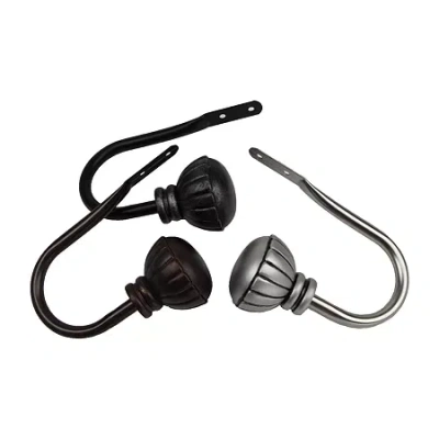 Rod Desyne Magnolia Holdbacks In Black