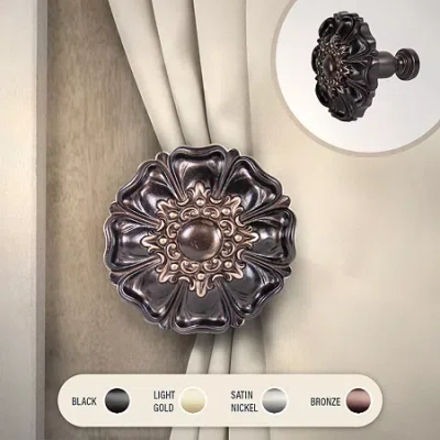 Rod Desyne Malinda 2-pc. Curtain Holdback In Brown