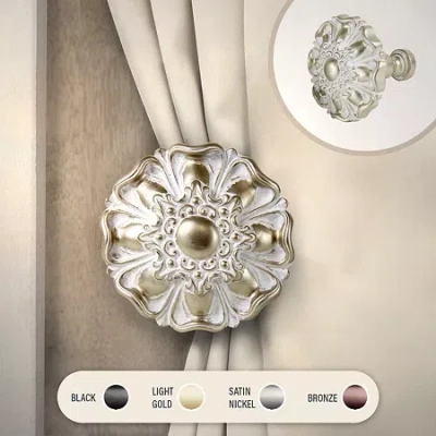 Rod Desyne Malinda 2-pc. Curtain Holdback In Yellow