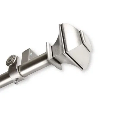 Rod Desyne Marion Ceiling Curtain Rod In Silver