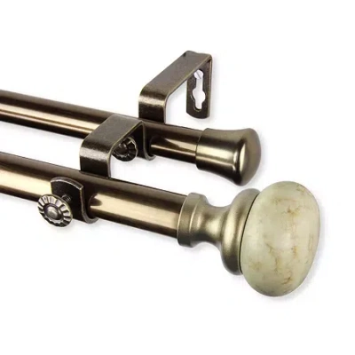 Rod Desyne Merlyn Double Curtain Rod In Yellow