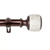 Rod Desyne Morton 1 In Adjustable Curtain Rod In Brown