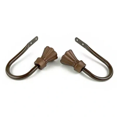 Rod Desyne Nisha 2-pc. Curtain Holdback In Brown