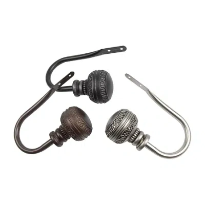 Rod Desyne Ornament Holdbacks In Black