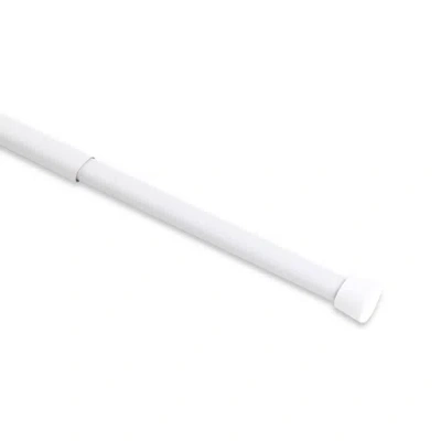 Rod Desyne Oval 5/8 In Tension Curtain Rod In White