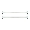 Rod Desyne Oval Sash Rod 2pc In White