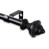 Rod Desyne Palace Â " Adjustable Curtain Rod In Black
