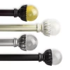 Rod Desyne Pixie 1" Adjustable Curtain Rod In Brown