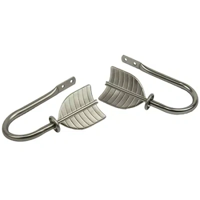 Rod Desyne Quill 2-pc. Curtain Holdback In Silver
