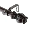 Rod Desyne Regent 1" Adjustable Curtain Rod In Brown