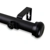 Rod Desyne Rosen 1" Adjustable Curtain Rod In Black