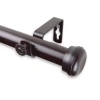 Rod Desyne Rosen 1" Adjustable Curtain Rod In Brown