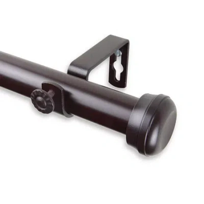 Rod Desyne Rosen 1" Adjustable Curtain Rod In Brown