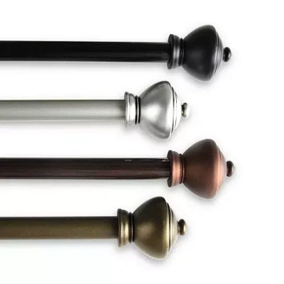 Rod Desyne Savannah 5/8 In Adjustable Curtain Rod In Yellow