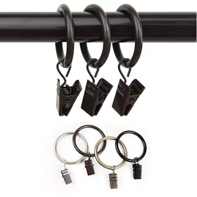 Rod Desyne Set Of 10 1" Clip Rings In White