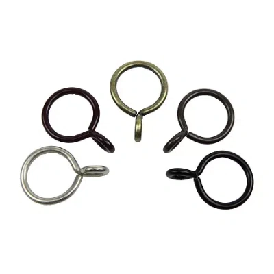 Rod Desyne Set Of 10 1" Curtain Eyelet Rings In Sand