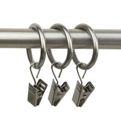 Rod Desyne Set Of 10 1.375" Clip Rings In White