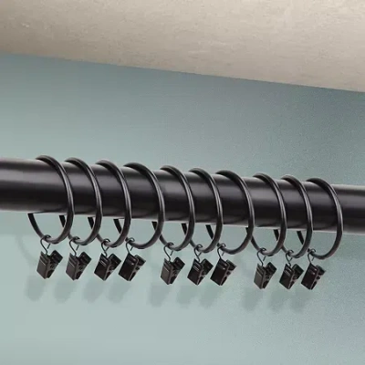 Rod Desyne Set Of 10 2" Clip Rings In Black