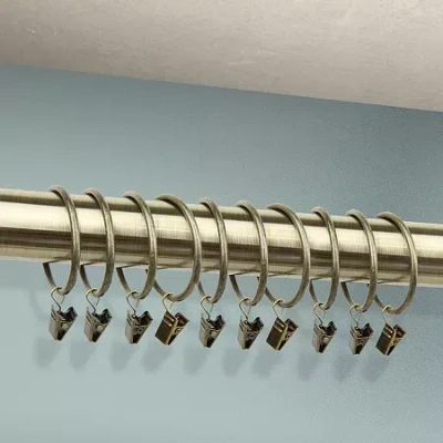 Rod Desyne Set Of 10 2" Clip Rings In Sand