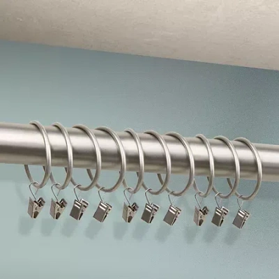 Rod Desyne Set Of 10 2" Clip Rings In White