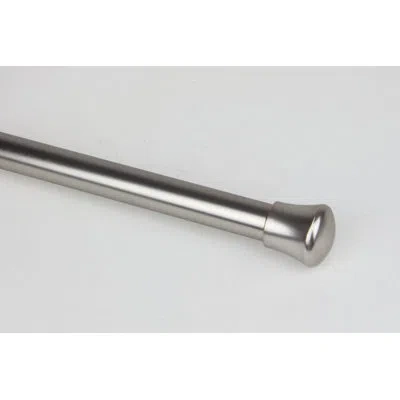 Rod Desyne Single Curtain Rod In Satin Nickel