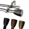 Rod Desyne Tarzan Double Curtain Rod In Brown
