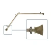 Rod Desyne Trumpet Corner Window 3/4 In Curtain Rod In Brown