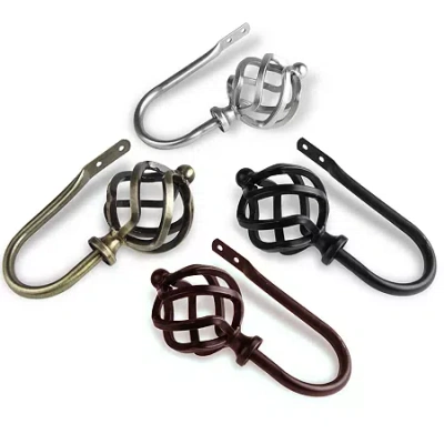 Rod Desyne Twist 2-pc. Curtain Holdback In White