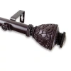 Rod Desyne Veda 1" Adjustable Curtain Rod In Brown