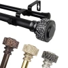 Rod Desyne Verdure Double Curtain Rod In Black