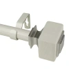 Rod Desyne Willis 1 In Adjustable Curtain Rod In White