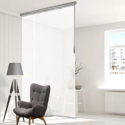 Rod Desyne Winter 4-panel Single Rail Panel Track Extendable 34"-57" W X 91.4"h, Panel Width 15.75"