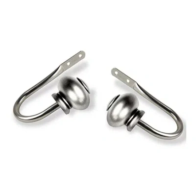 Rod Desyne Yolanda 2-pc. Curtain Holdback In Silver