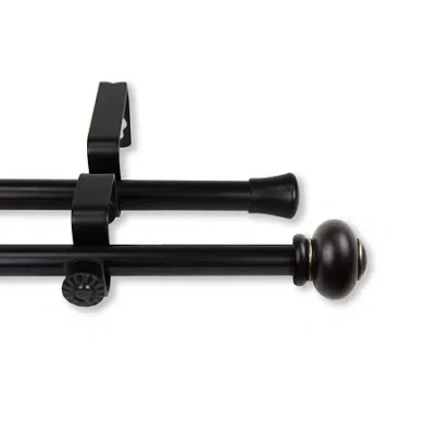 Rod Desyne Yolanda Double Curtain Rod In Black