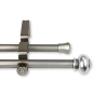 Rod Desyne Yolanda Double Curtain Rod In Silver