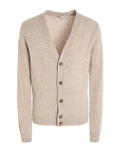 Roda Man Cardigan Beige Size L Merino Wool In Pink