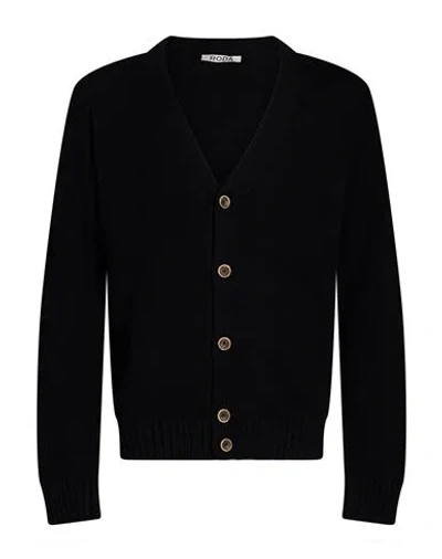 Roda Man Cardigan Black Size S Wool