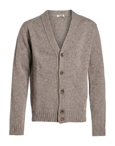Roda Man Cardigan Light Grey Size L Wool