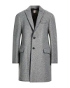Roda Man Coat Grey Size 48 Viscose, Acrylic, Polyester, Virgin Wool, Elastane In Gray