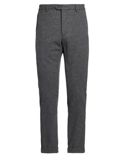 Roda Man Pants Charcoal Size 40 Cotton, Elastane In Multi