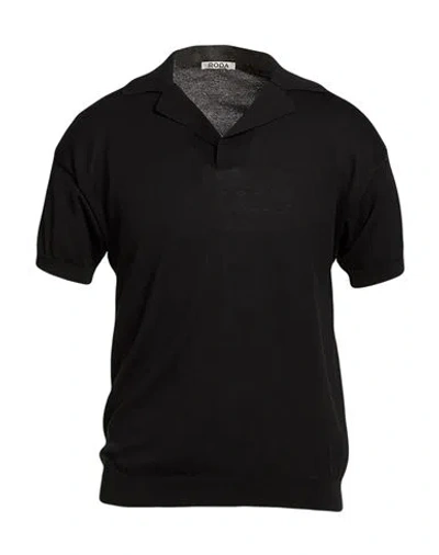 Roda Man Polo Shirt Black Size M Cotton