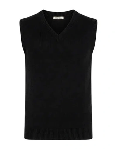 Roda Man Sweater Black Size L Wool