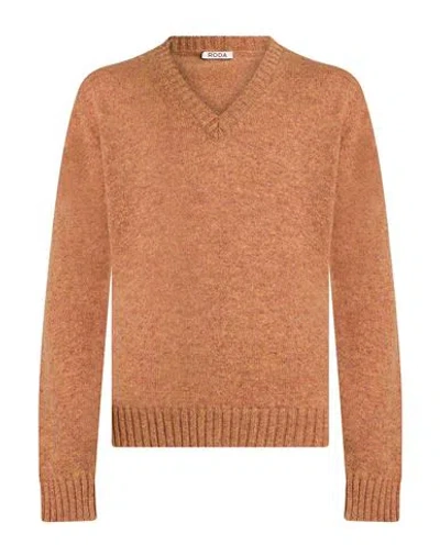 Roda Man Sweater Light Brown Size Xxl Wool