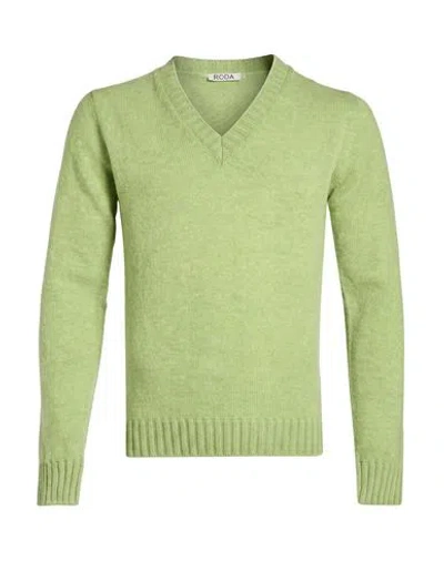 Roda Man Sweater Light Green Size L Wool